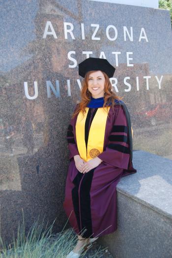 Graduating ASU doctoral student Sarah Snyder / Courtesy photo