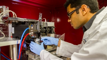 Shashank Kaira works in Professor Nik Chawla's Center for 4D Materials Science