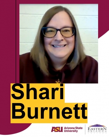 Portrait of Eastern Arizona College transfer student Shari Burnett.