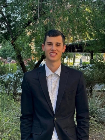 Portrait photo of College of Health Solutions graduate Tanner Boro.