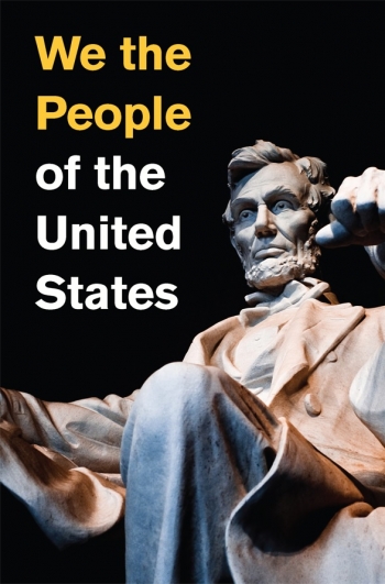 Cover of the U.S. pocket constitution published by ASU's School of Civic and Economic Thought and Leadership. It reads: We the People of the United States.