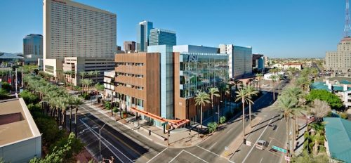Health North building at the Downtown Phoenix campus