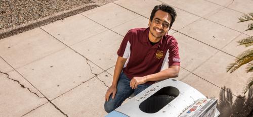 Surya Iyer ASU entrepeneur smart trash bins