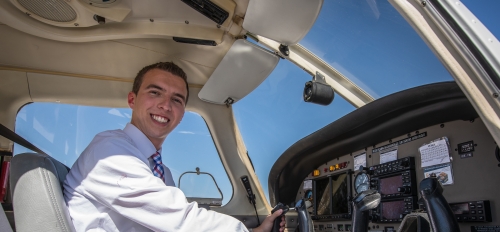 Outstanding aviation grad Daniel Pasco
