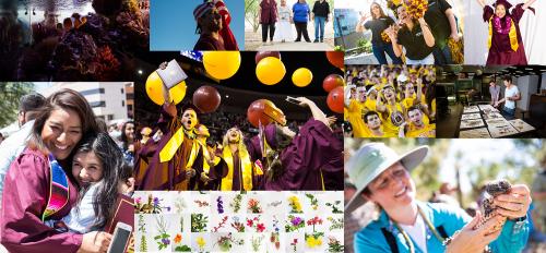 Collage of ASU photos