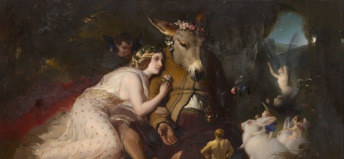 painting depicting a scene from Shakespeare's "A Midsummer Night's Dream"