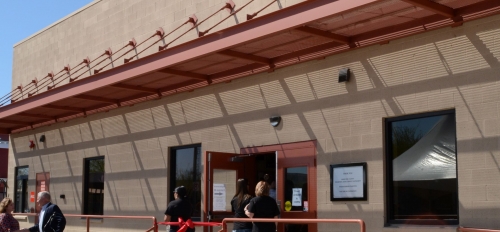 exterior of the Brian Garcia Welcome Center, Human Services Campus in downtown Phoenix