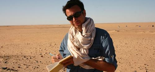 ASU associate professor Christopher Stojanowski at the Gobero site in the Sahara