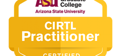 Illustrations of badges for various certificates offered by the Center for the Integration of Research,Teaching and Learning.