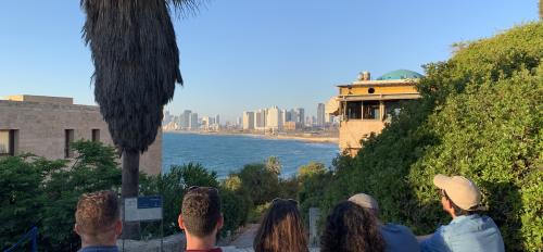 School of Civic and Economic Thought Students visited Israel and the West Bank this summer