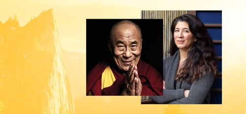 His Holiness, The Dalai Lama and Lani Shiota