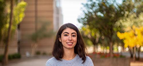 Marianna Kaneris, an Arizona State University senior and a double major in psychology 
