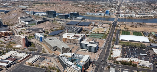 Aerial view of Novus Innovation Corridor