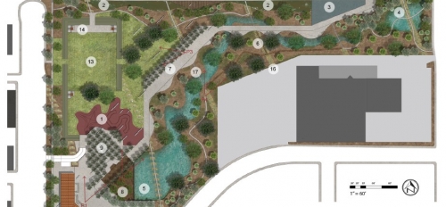 Site plan of Phoenix Union Park.