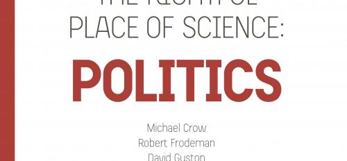Cover of book, Politics, in The Rightful Place of Science series