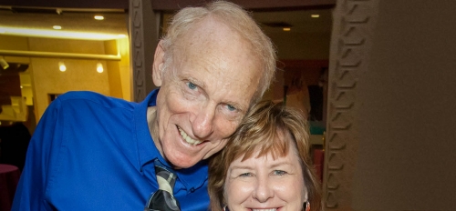 Photo of ASU Law Professor Emeritus Michael Berch and his wife, retired Arizona Supreme Court former Chief Justice Rebecca White Berch