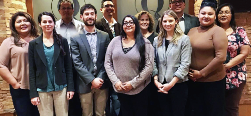 photo of ASU Indian Legal Clinic student attorneys, ILP alumni and Rosette, LLP attorneys