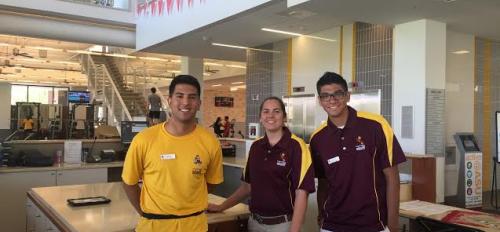 students at ASU's Sun Devil Fitness Complex on the West campus