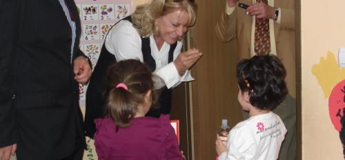 professor and child in Turkey