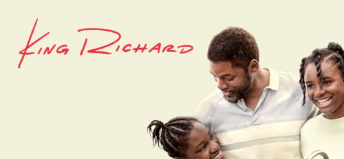 King Richard (2021) movie poster with Will Smith, Saniyya Sidney, and Demi Singleton