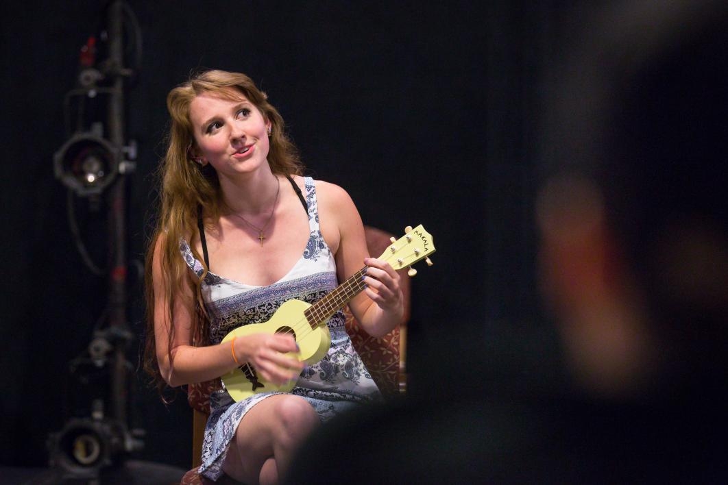Audition with a ukulele