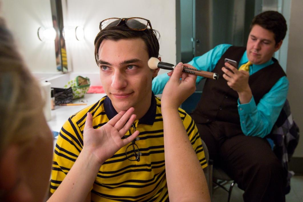 Actors get makeup
