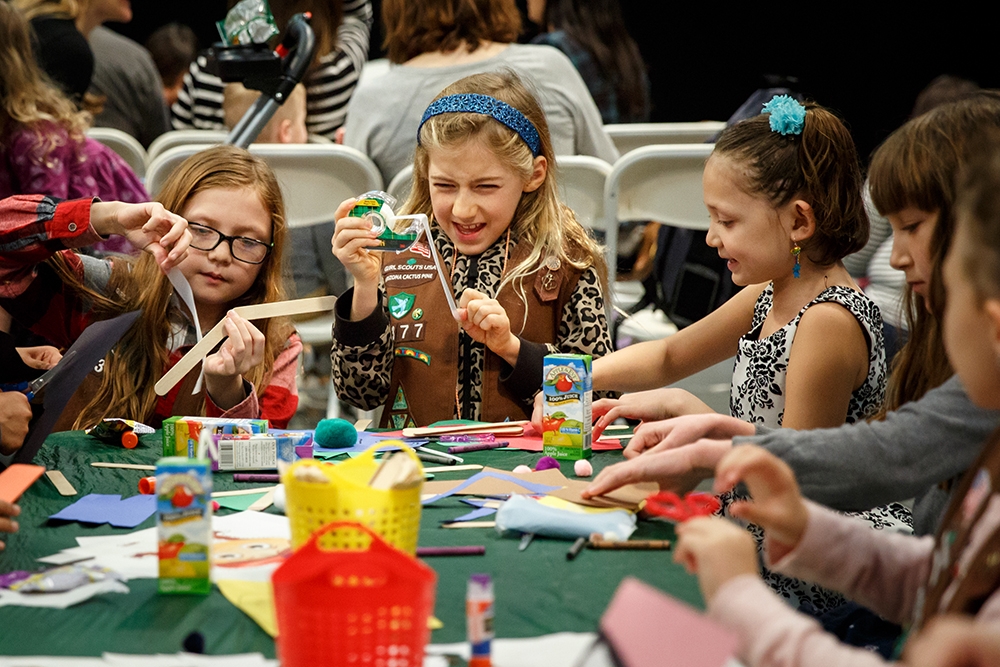 Girl Scouts join the festivities