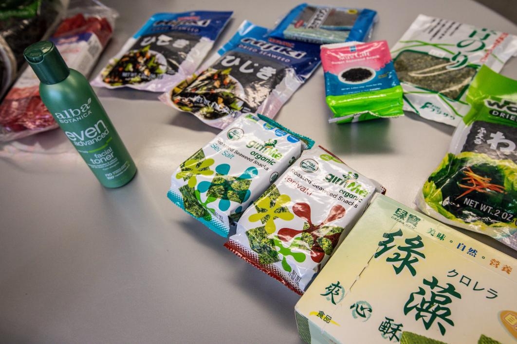 Food products using algae