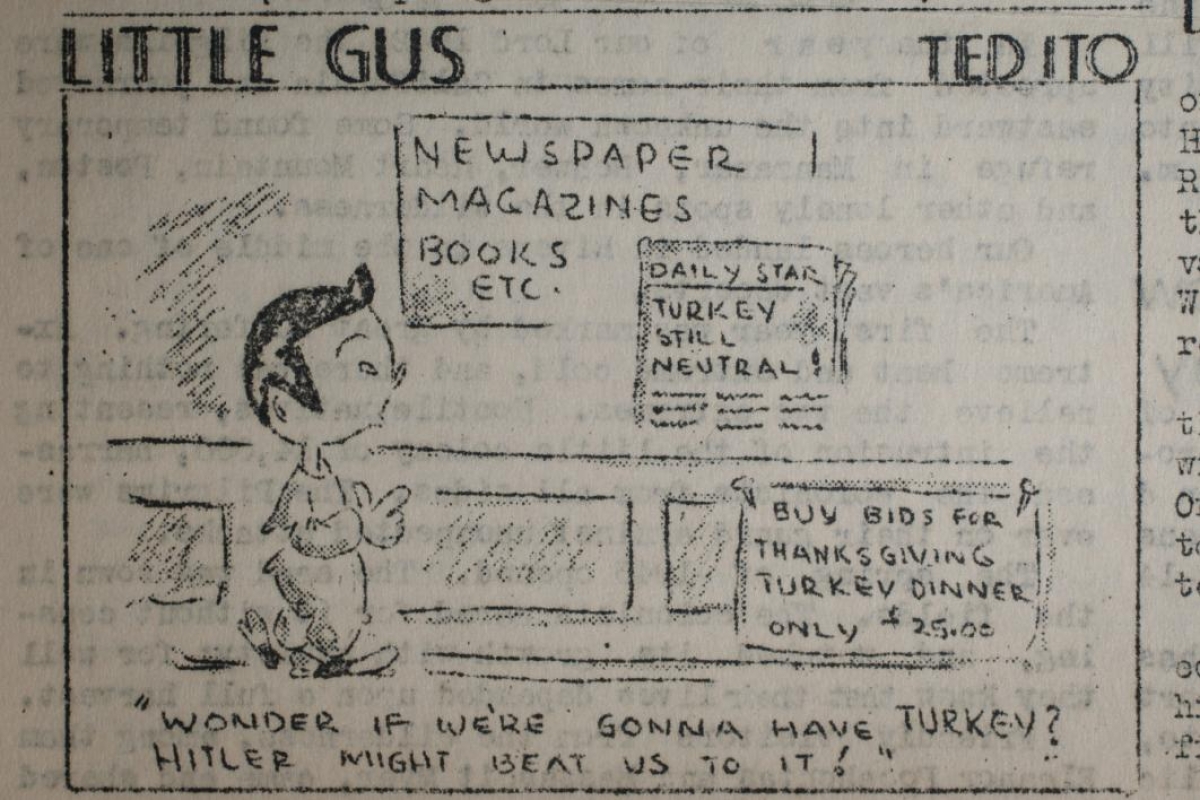 newspaper cartoon
