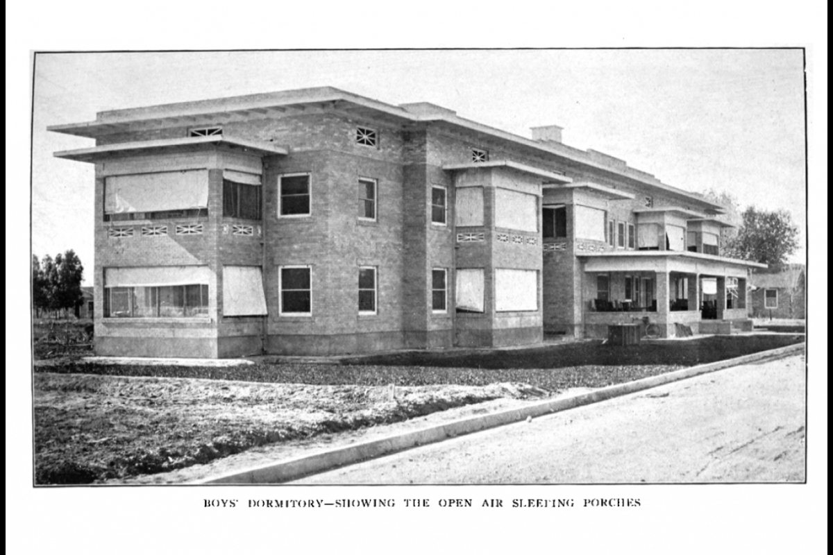 1920 boys dormitory at ASU