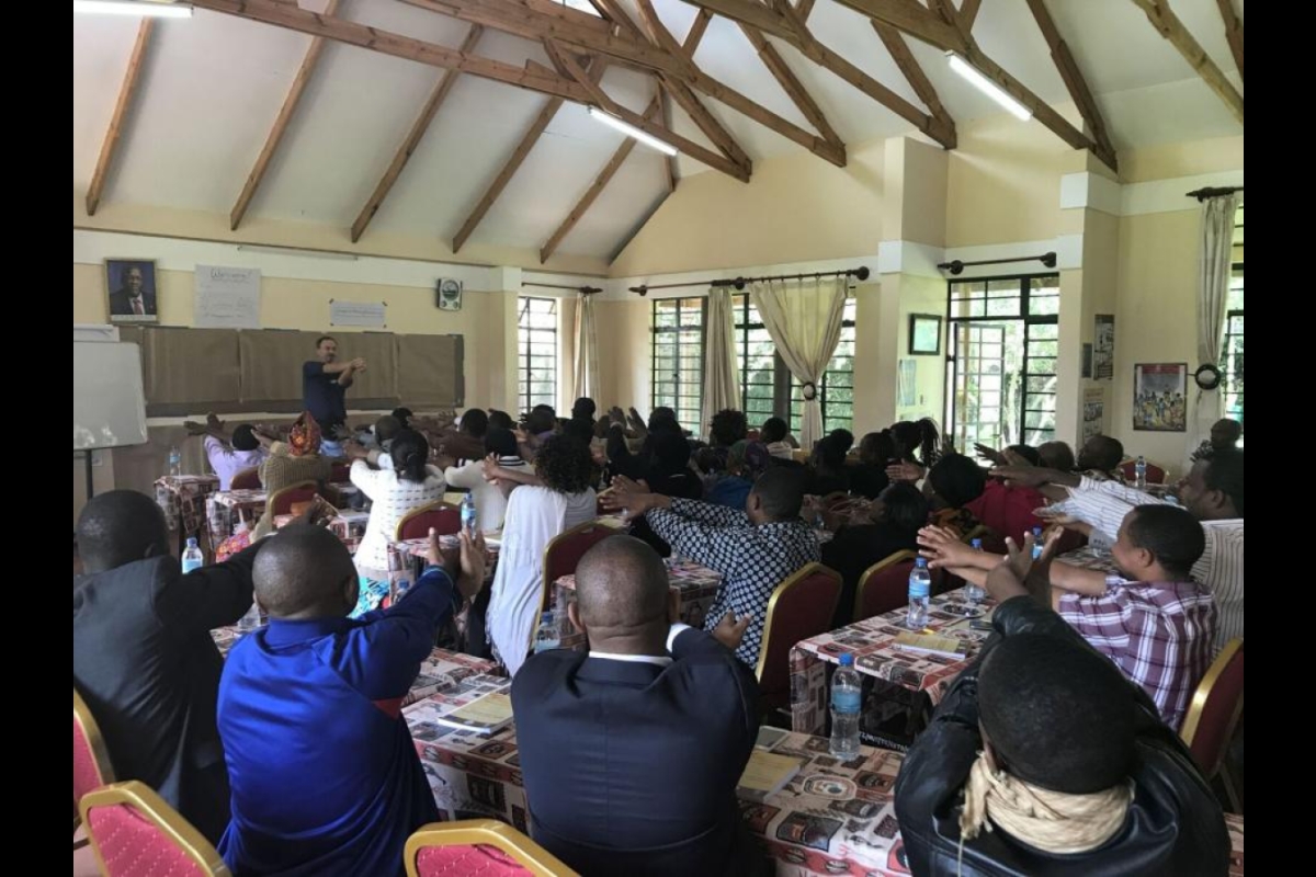 A teachers workshop is held in Tanzania