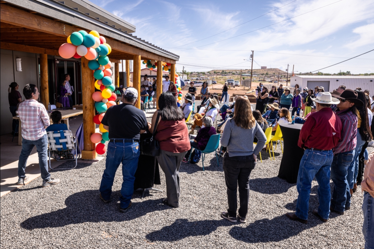 People attend grand opening of building in Tuba City, Arizona