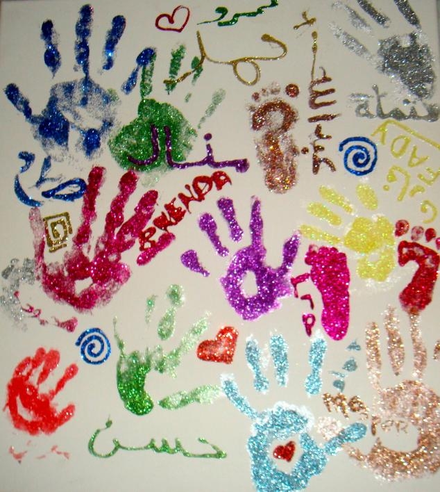 Art project with children after open heart surgery, Egypt
