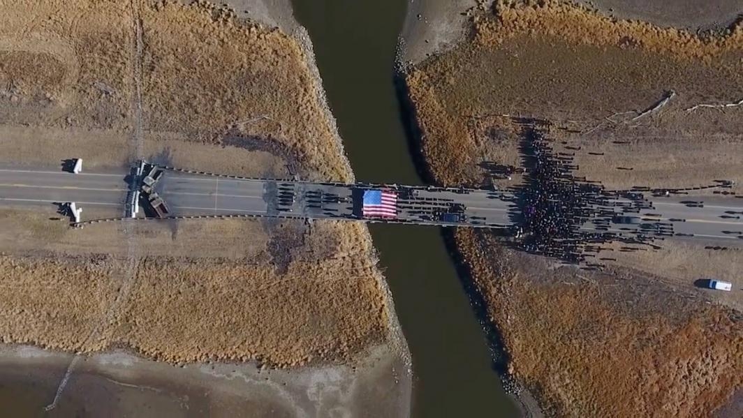 The Backwater Bridge on Highway 1806 over Cantapeda Creek / Drone footage shot by Myron Dewey