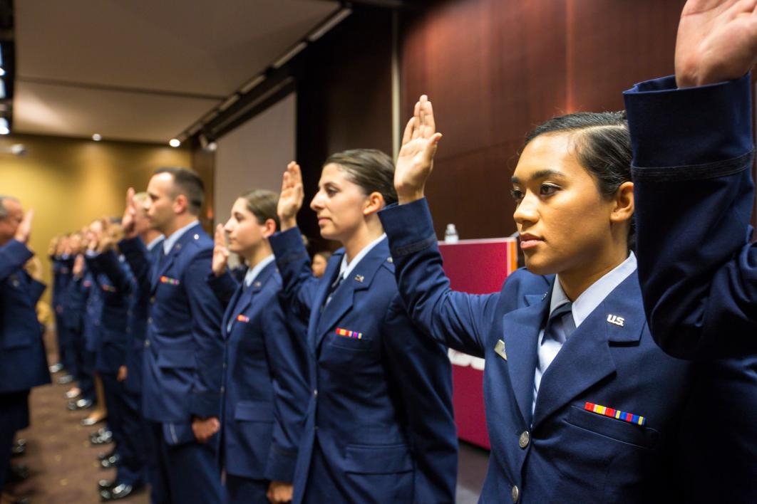 Spring 2016 Air Force ROTC Commissioning Ceremony