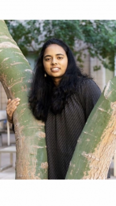 Portrait of ASU student Anusha Natarajan.