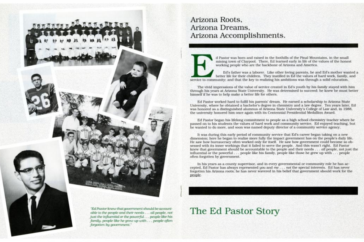 Ed Pastor magazine story from archives