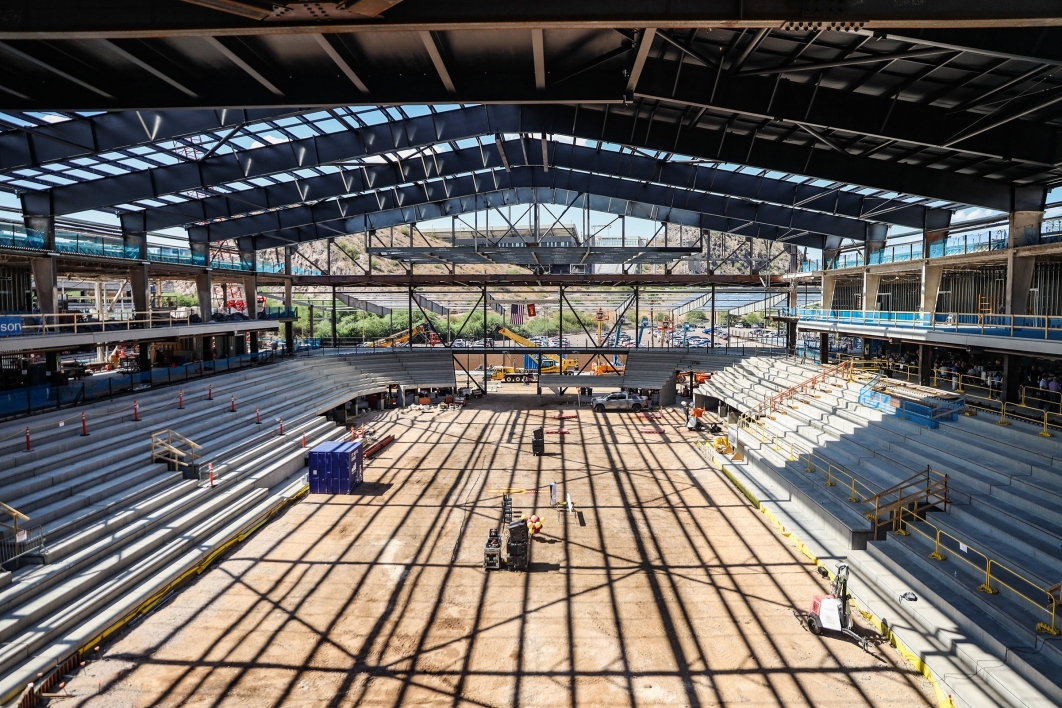 Topping Out Highlights The Momentum On ASU Multi-Purpose Arena | ASU News