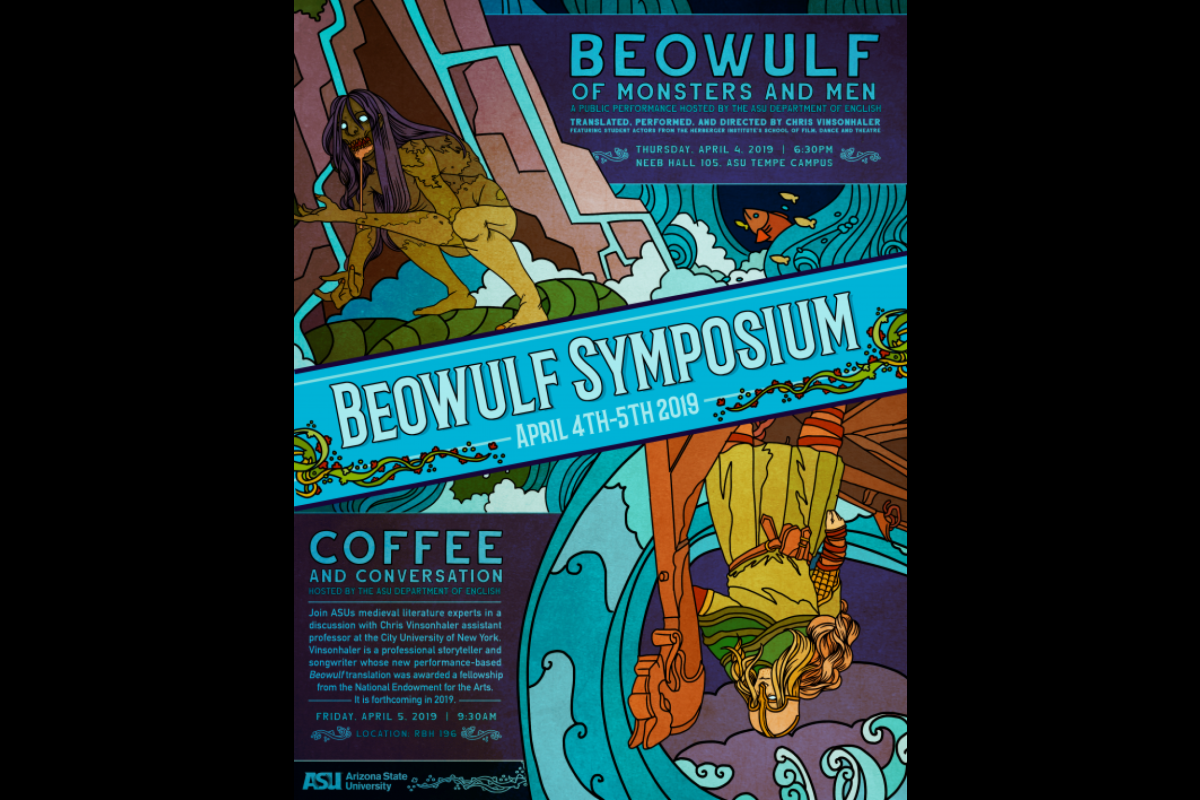 Image of ASU 2019 Beowulf Symposium / Artwork by Basil Price