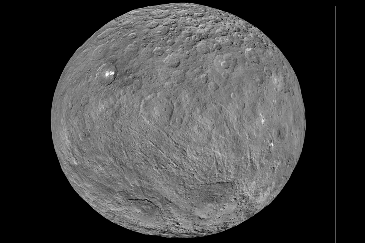 Dwarf planet Ceres as seen by the Dawn spacecraft