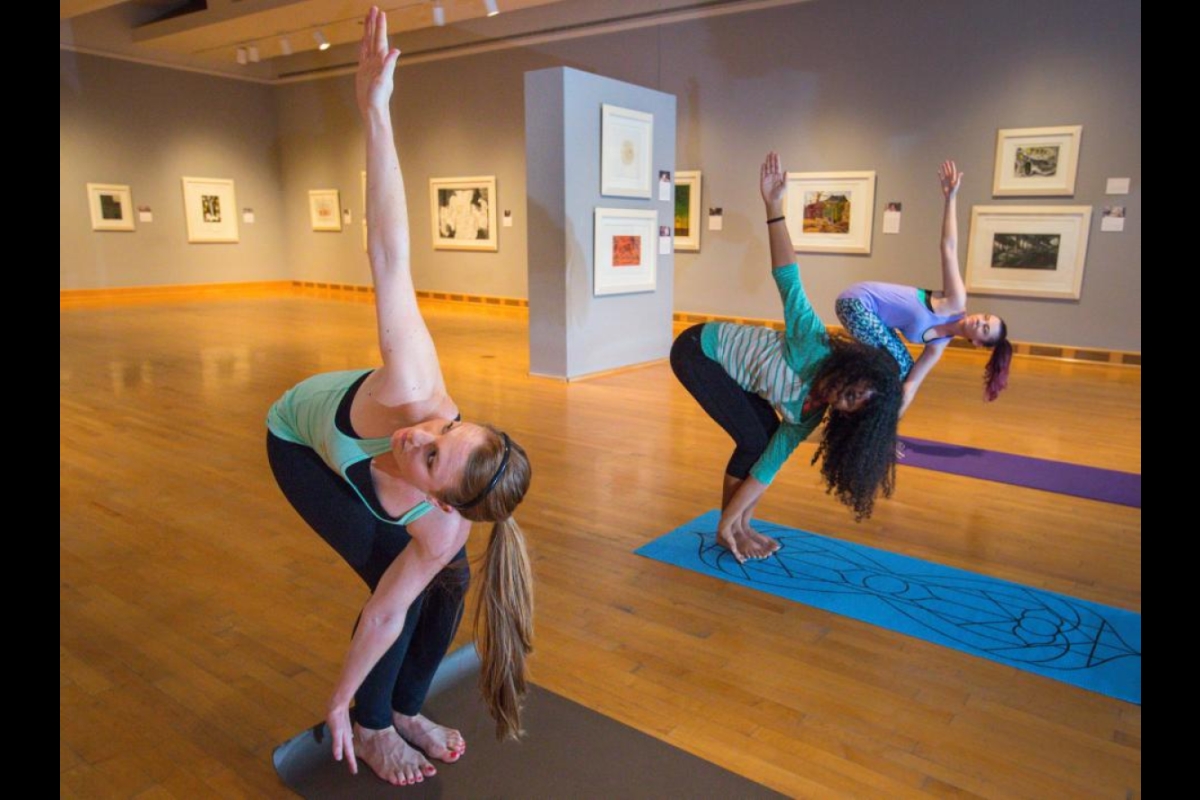 yoga at the museum