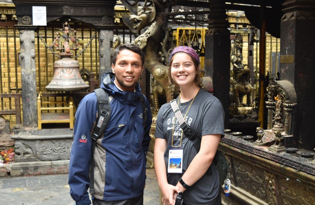 ASU students in Nepal