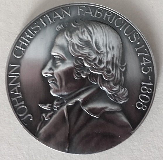 Fabricius Medal from German Entomological Society