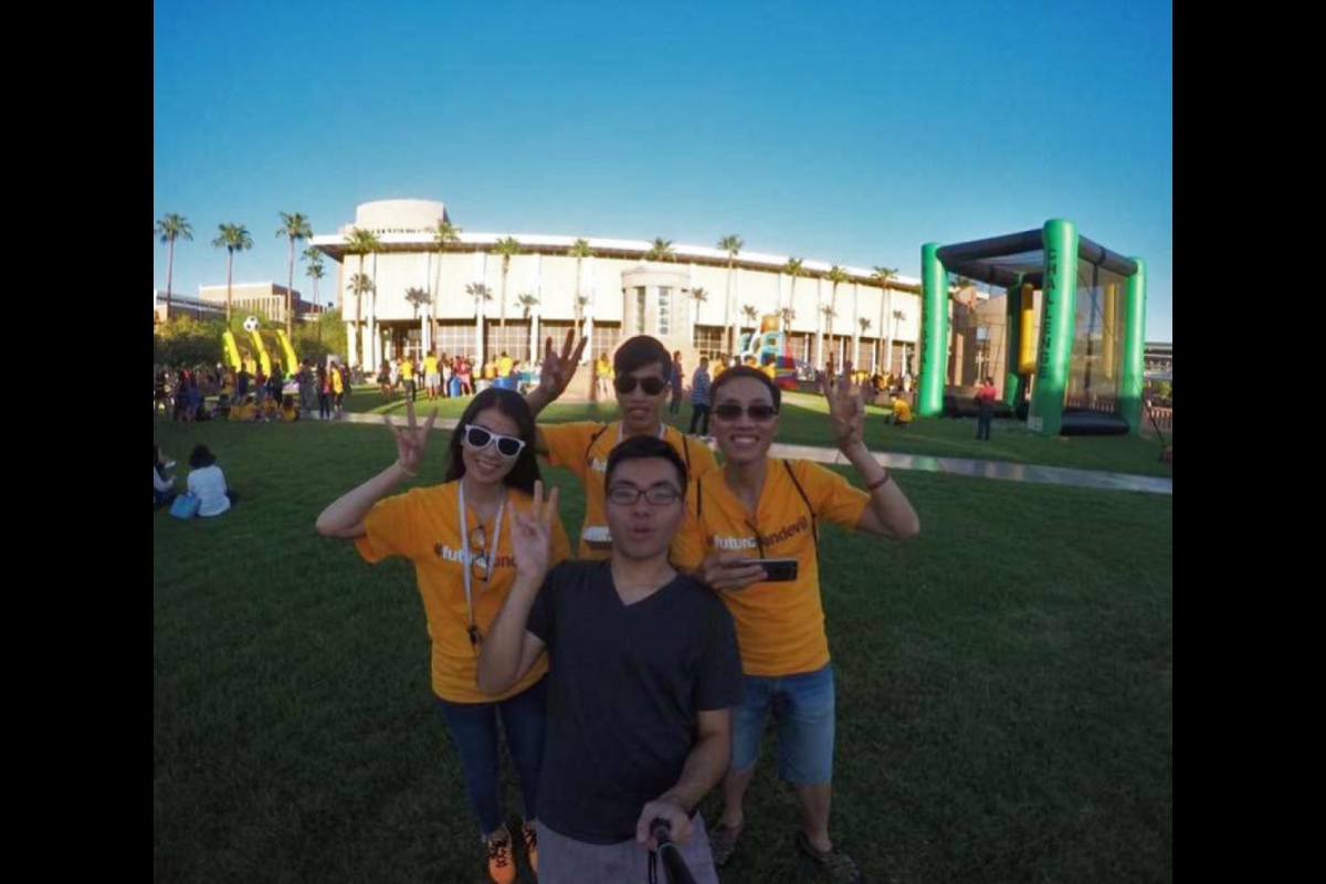 The Fellows attend Fall Welcome on the ASU Tempe campus