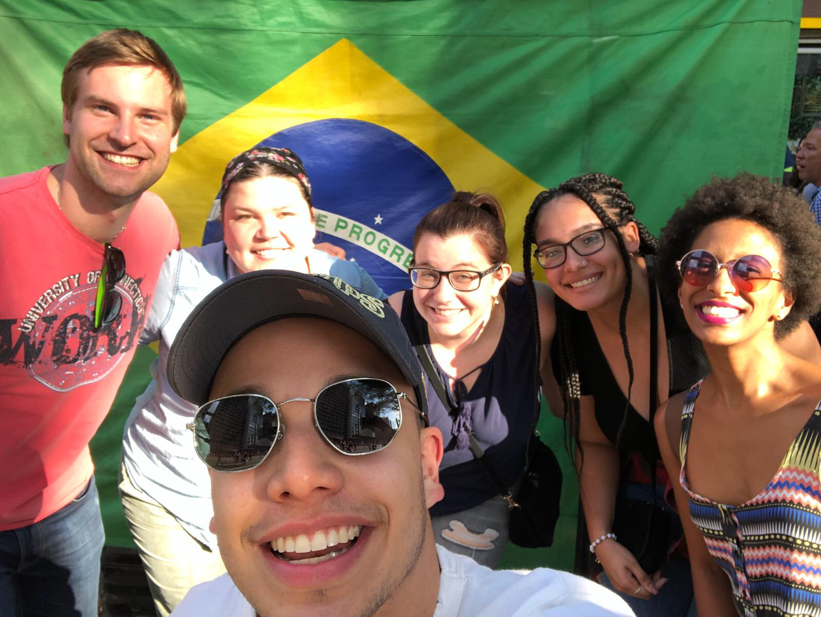 ASU students with Campus Brazil representatives