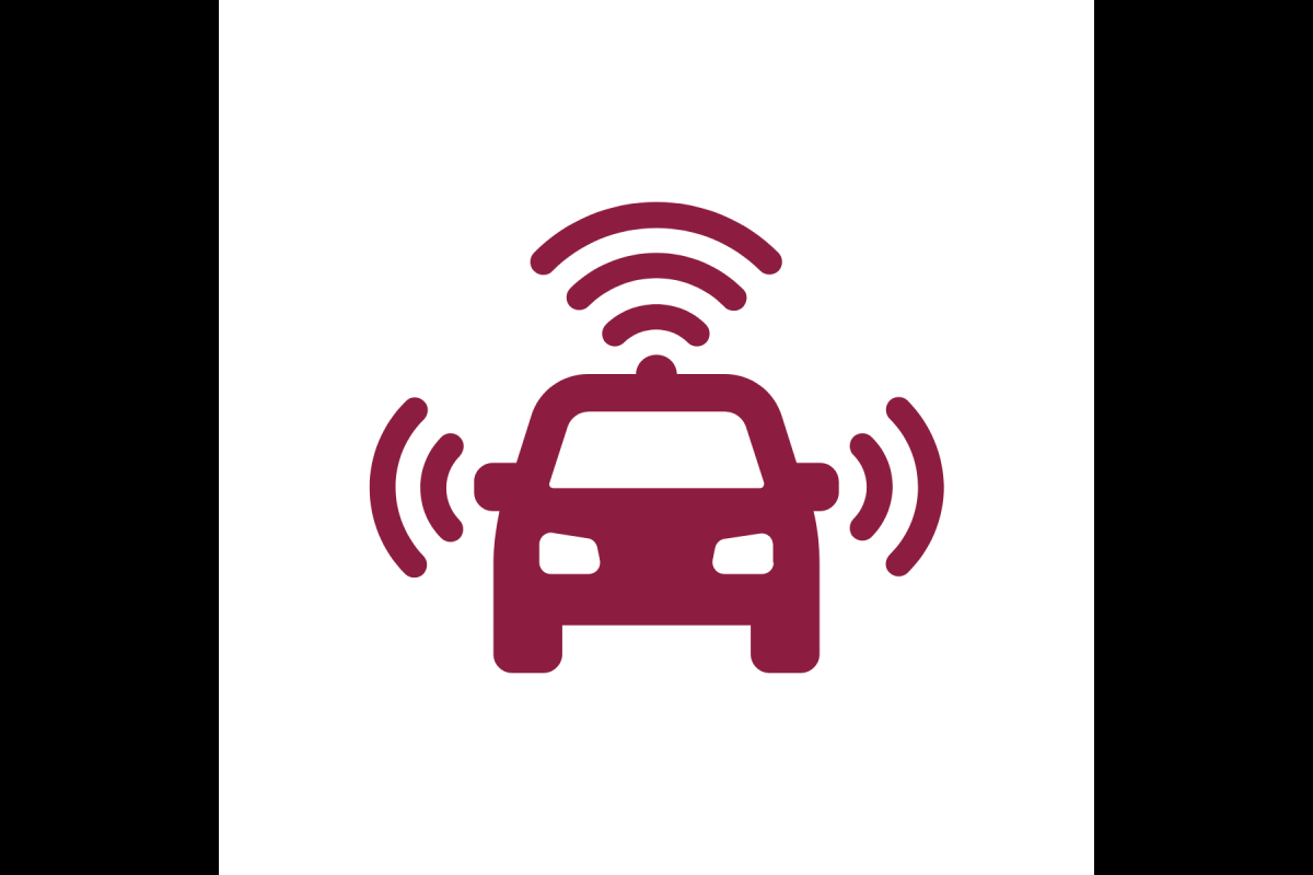 Autonomous driving icon