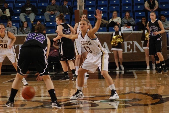 Hilary Weaver Playing Defensive Basketball