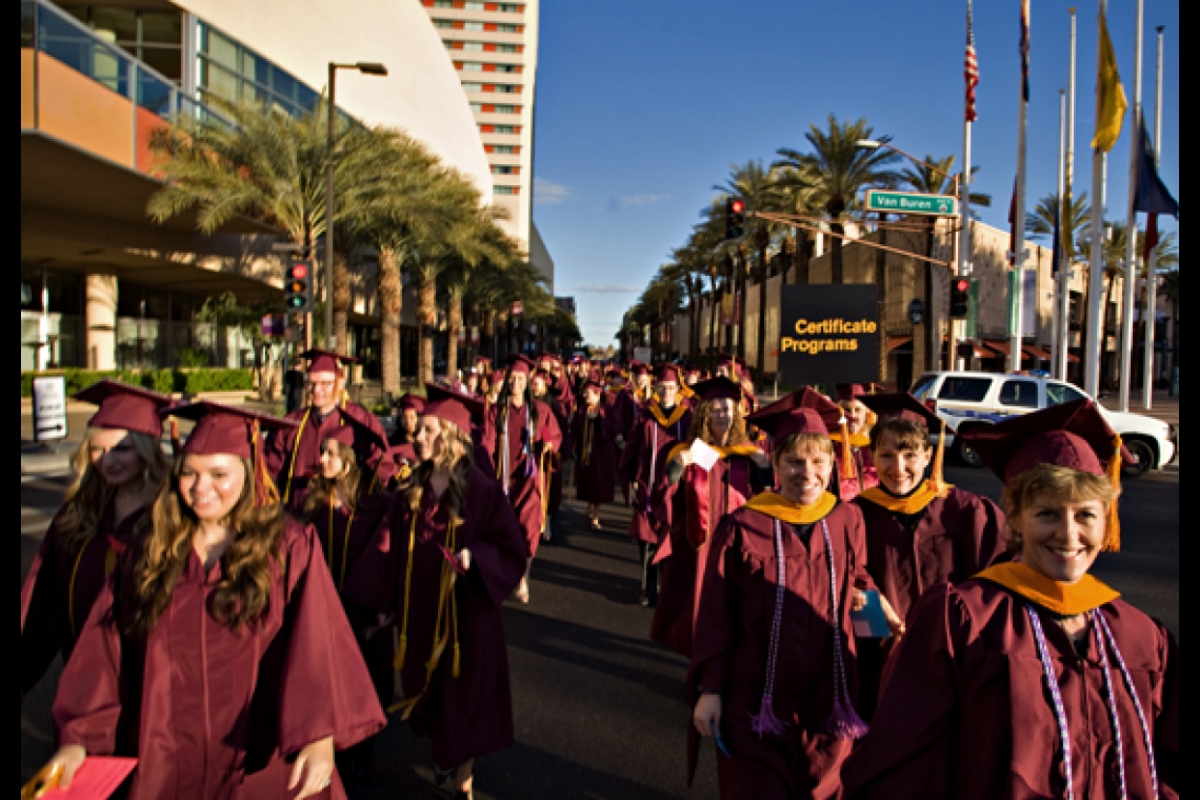 graduate procession