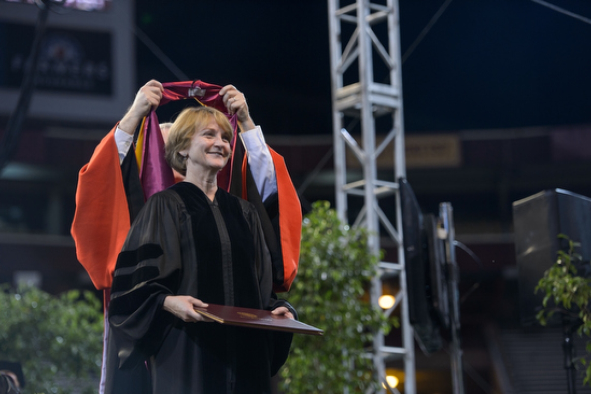 Pamela Matson received honorary degree