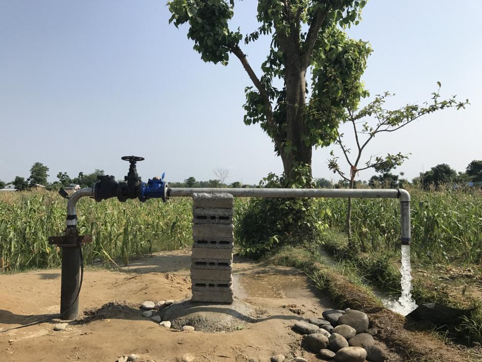 Irrigation system in Nepal